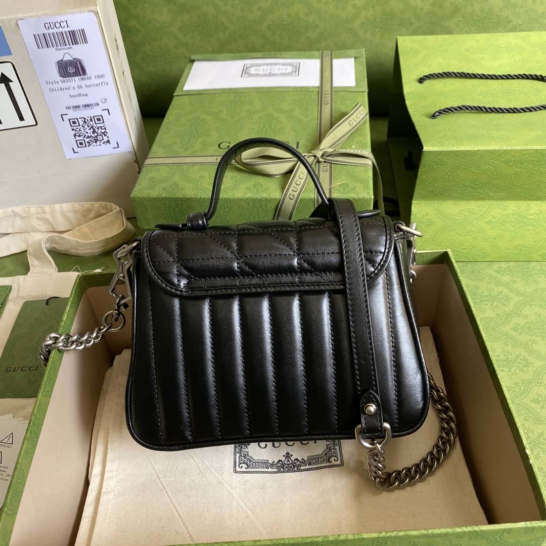 Gvc*1 Marmont GG Mini Top Handle Bag Replica 583571