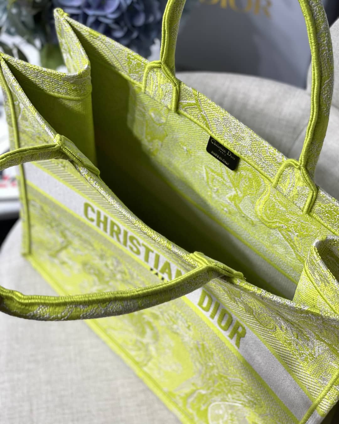 Chr1st1an D10r Tote Bag Dupe CD Book Embroidery