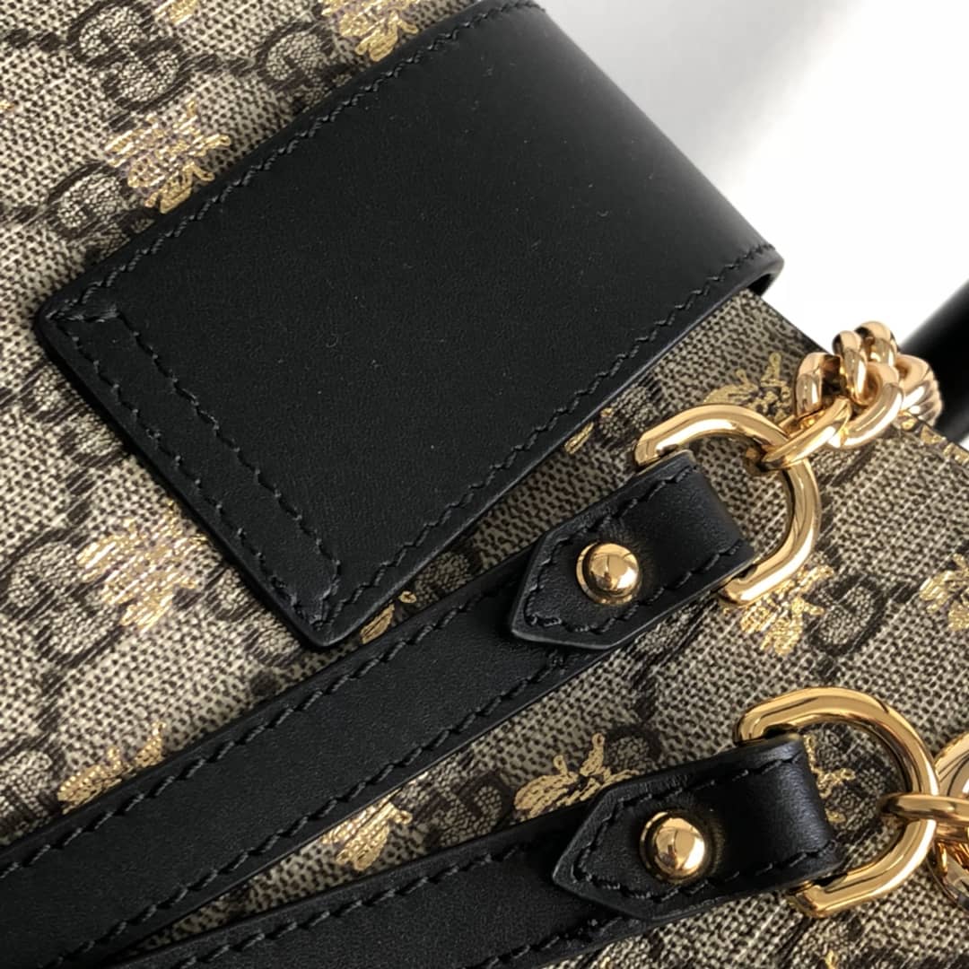 Gvc*1 Padlock Medium GG Svp*me Shoulder Bag Replica Brown 479197