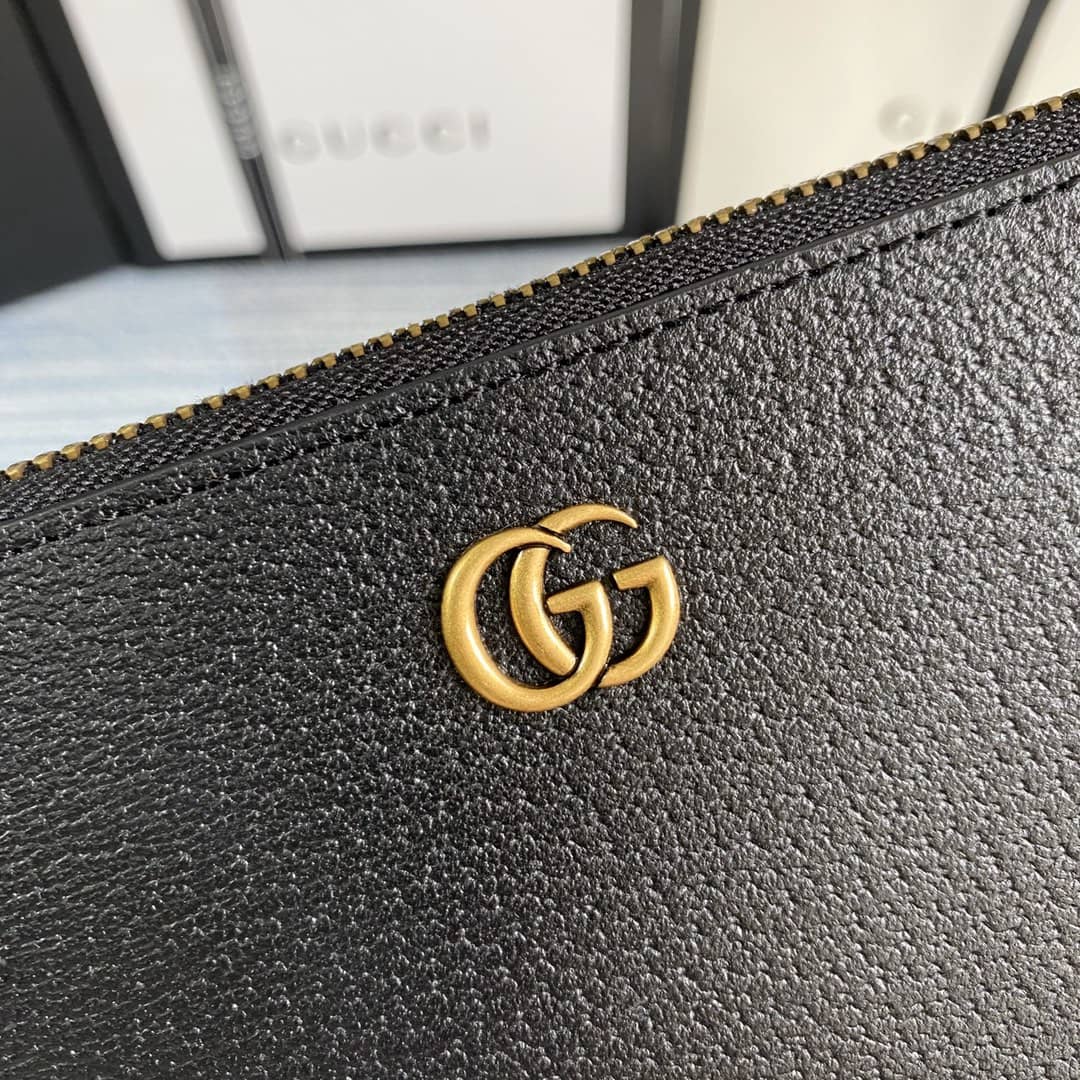 Gvc*1 GG Marmont Leather Pouch Replica 475317