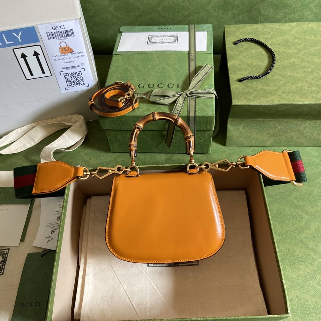 Gvc*1 Bamboo 1947 Mini Top Handle Shoulder Bag 686864 Replica