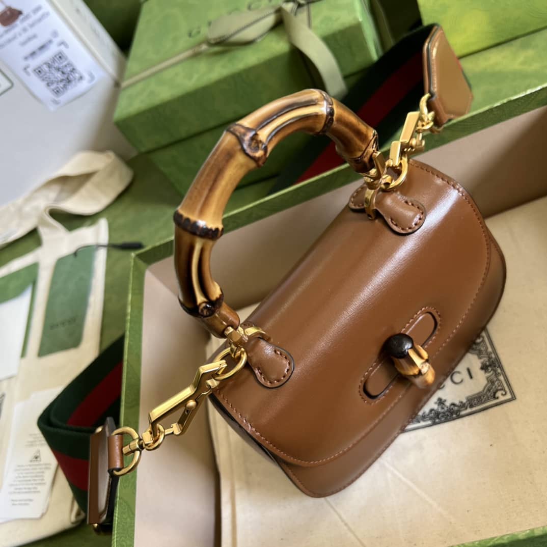 Gvc*1 Bamboo Mini Top Handle Bag Replica 686864
