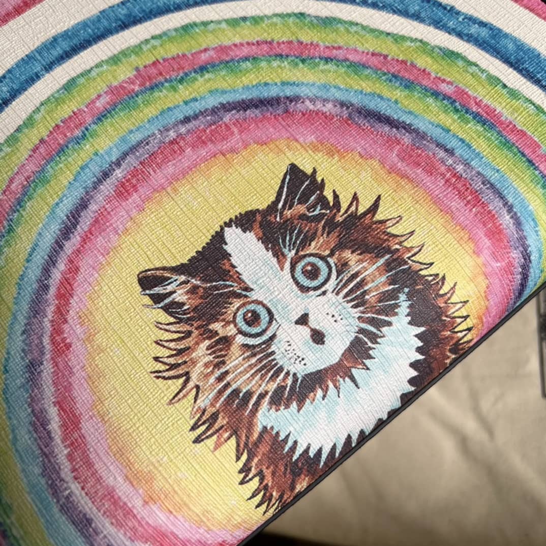 Gvc*1 Children Cat Rainbow Print 605614 Replica Tote Bag