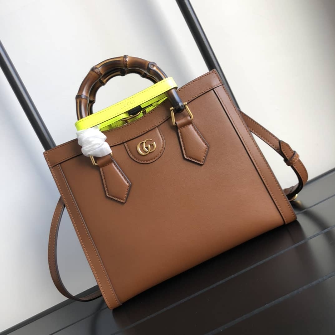Gvc*1 Diana Small Tote Replica Brown 660195