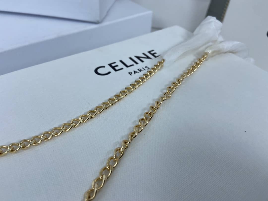 Ce1i*e Bag Dupe Triomphe Canvas Lambskin Chain Replica Clutch