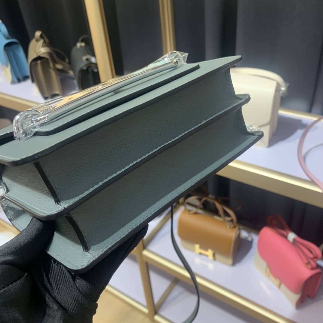 H**me5 Roulis Mini Sac Evercolor Calfskin Leather Crossbody Bag