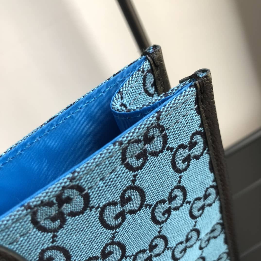 Gvc*1 GG Multicolor Kids Girl Tote Replica Blue 550763