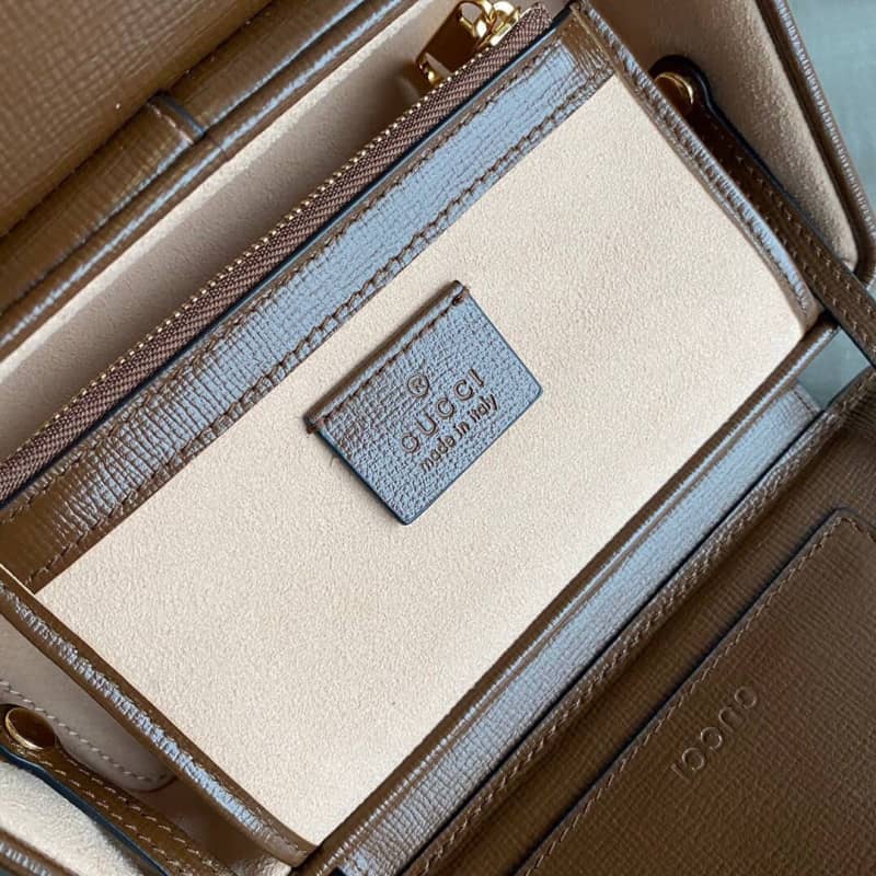 Gvc*1 GG Clasp Closure Mini Camera Bag Replica 614368