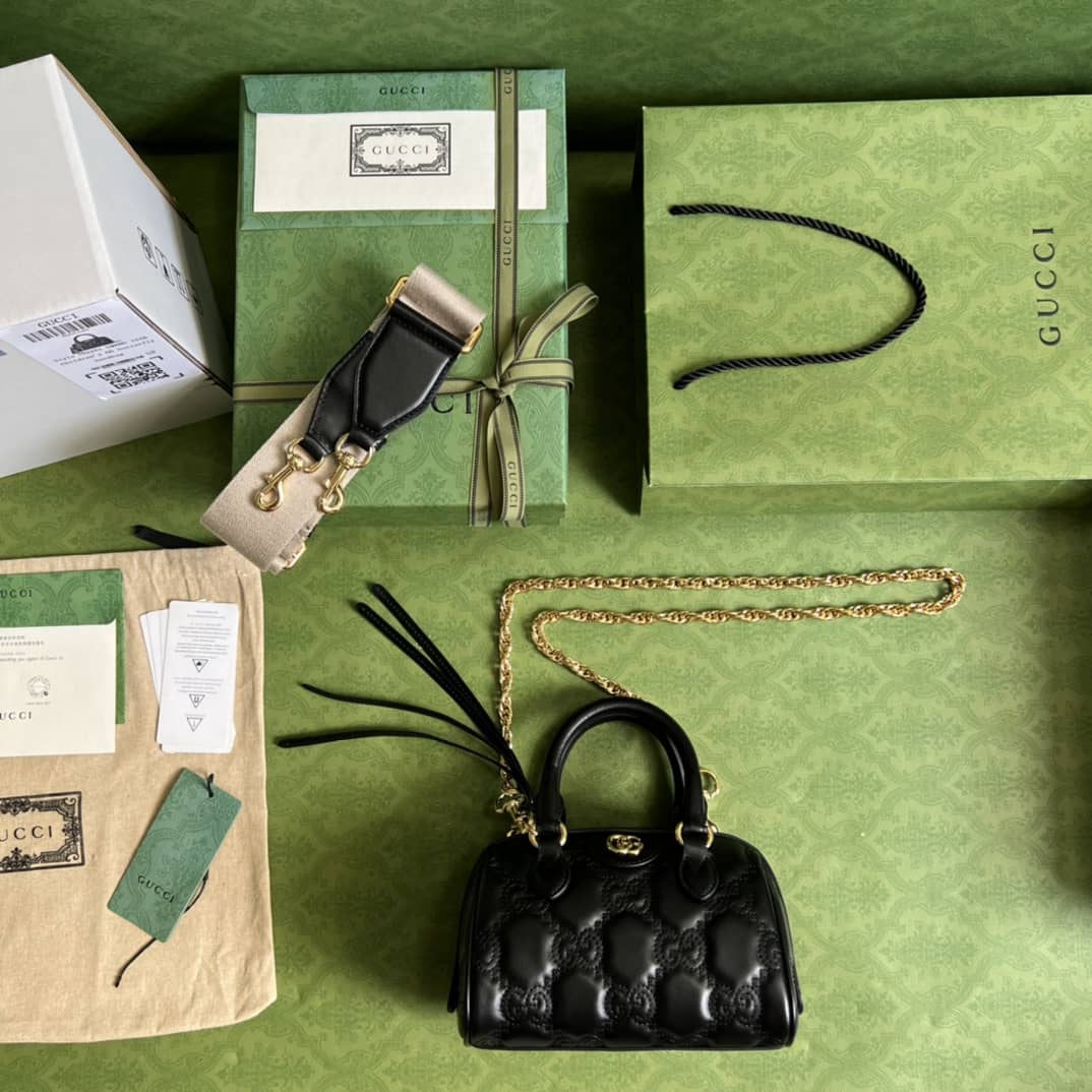 Gvc*1 GG Matelassé Leather Top Handle Shoulder Bag 702251 Replica