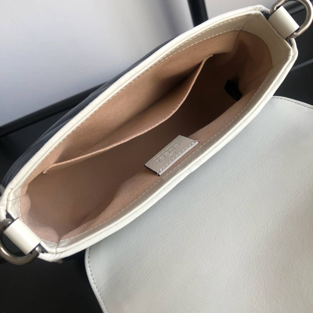 Gvc*1 GG Marmont Mini Top Handle Bag Replica Blue 583571