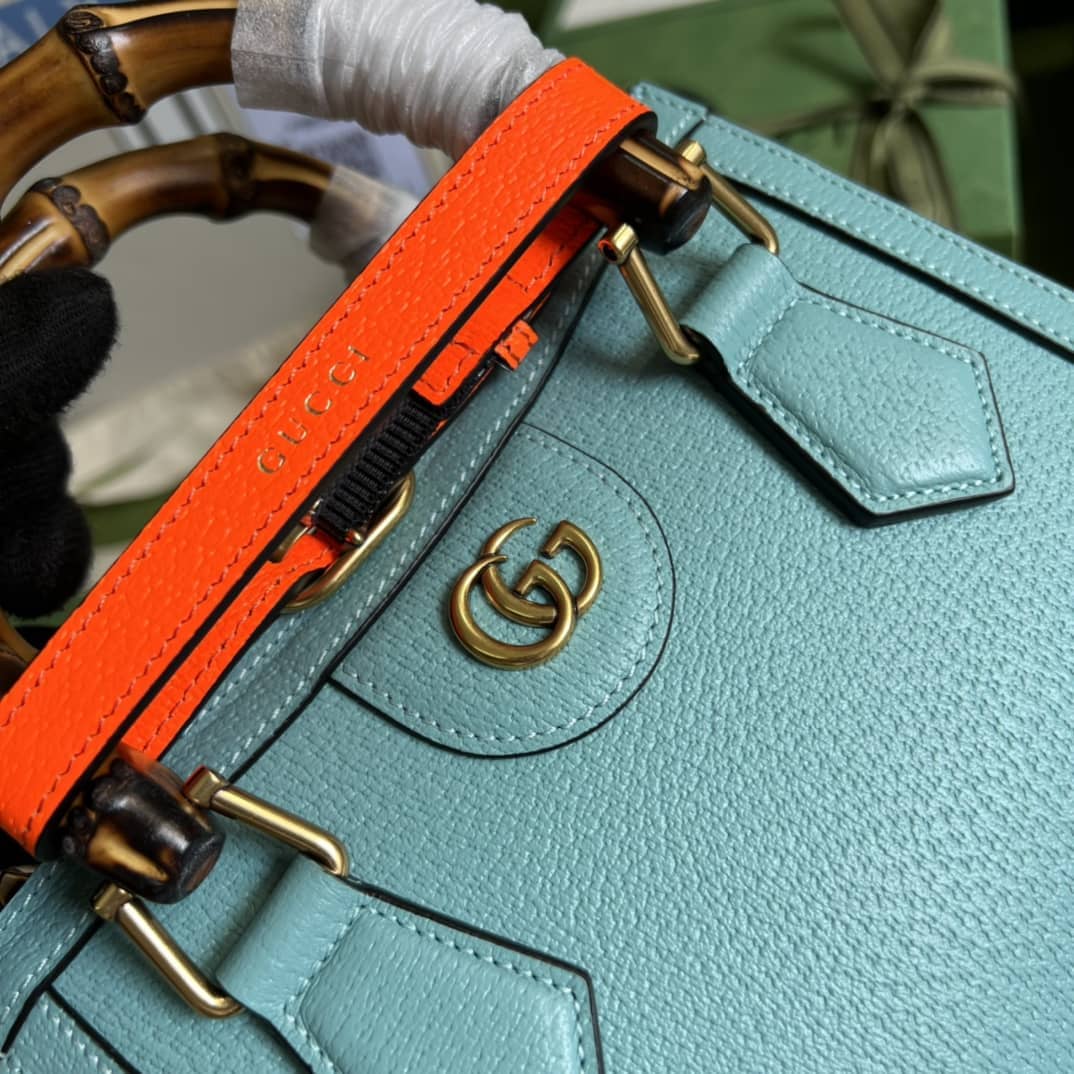 Gvc*1 Diana Mini Tote Blue 702732 Replica Bag