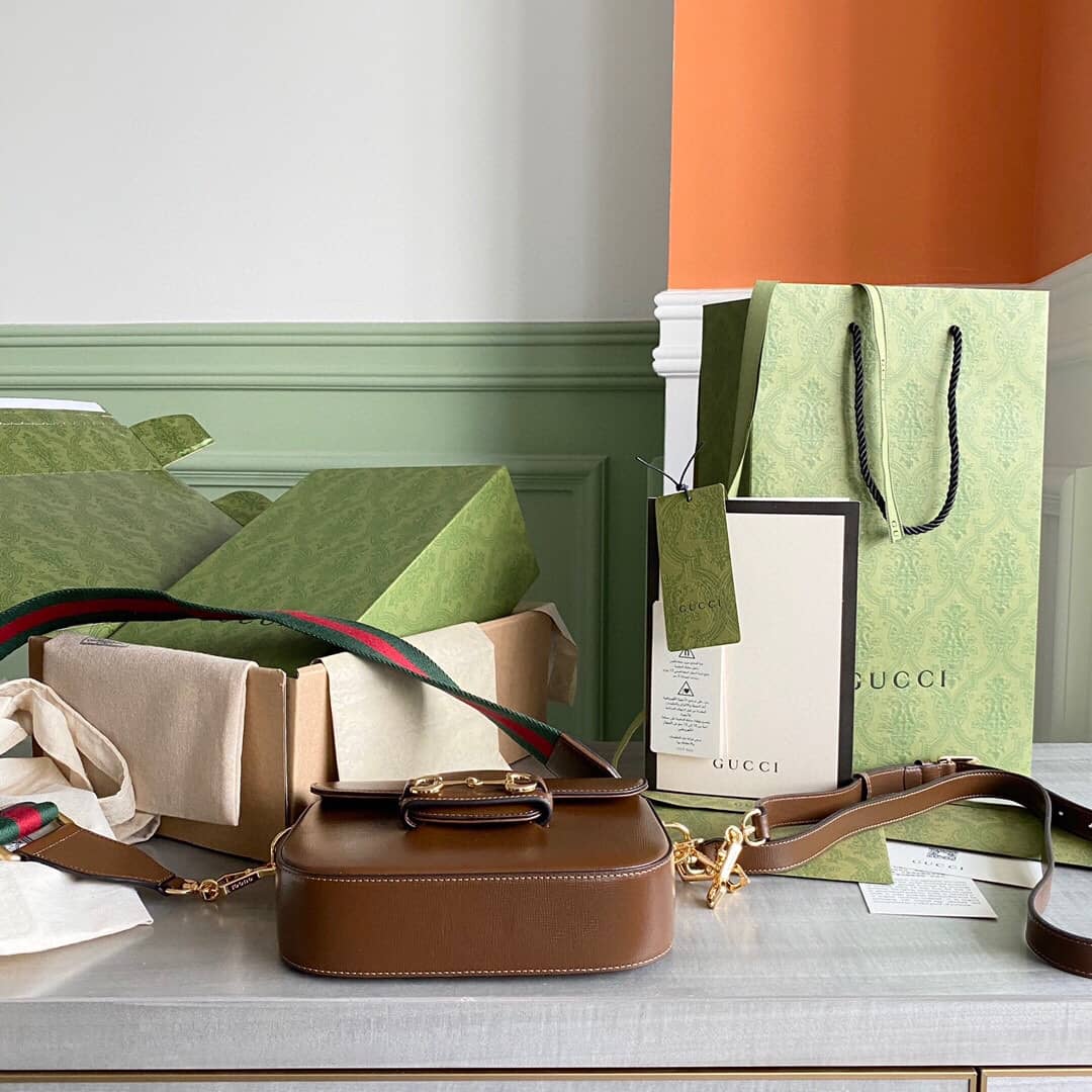 Gvc*1 Horsebit 1955 Mini Bag Replica Brown 658574