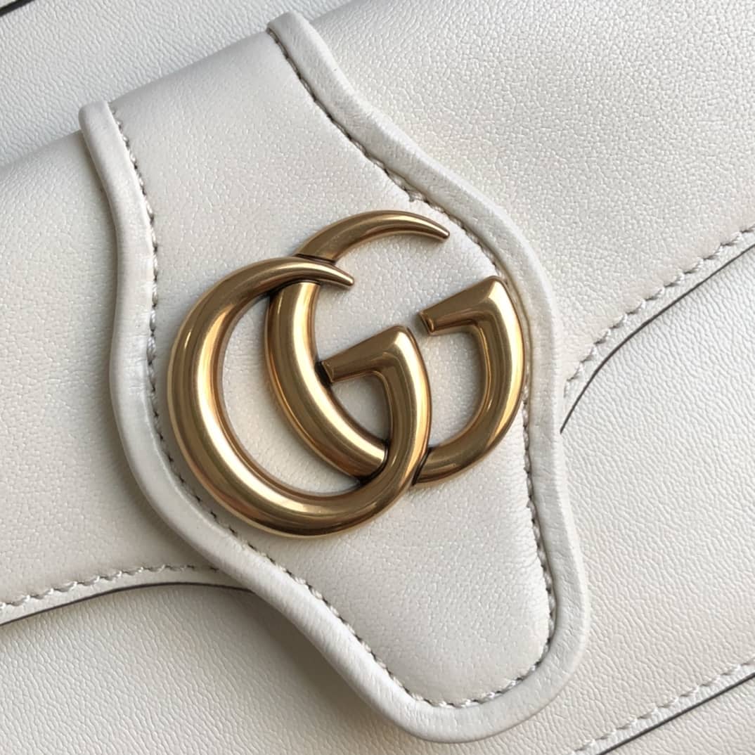 Gvc*1 Small Shoulder Bag With Double G Replica White 648999