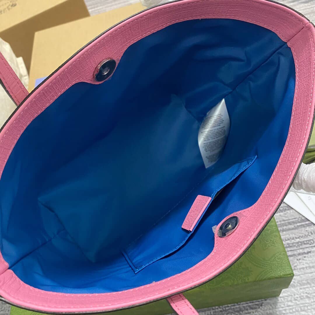 Gvc*1 Children GG Svp*me Canvas Replica Tote Brown 410812