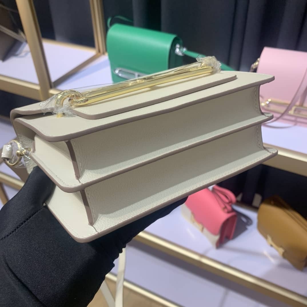 H**me5 Roulis Mini Sac Evercolor Calfskin Leather Crossbody Bag