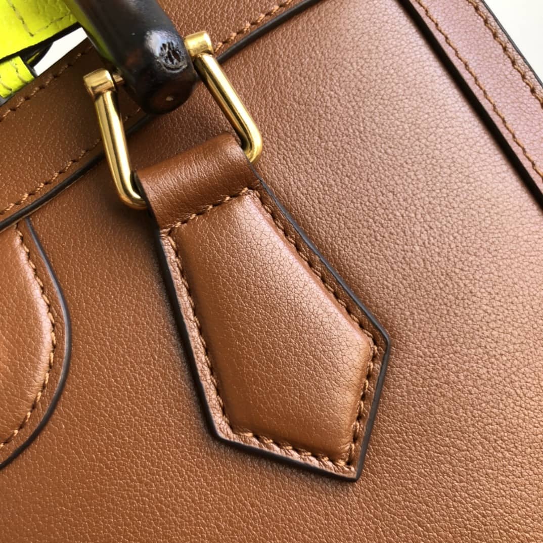 Gvc*1 Diana Small Tote Replica Brown 660195