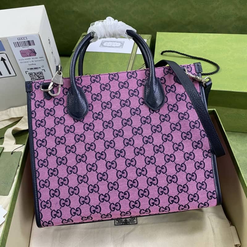 Gvc*1 Les Pommes Large Tote Replica Purple 659980