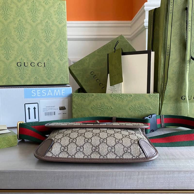 Gvc*1 Neo Vintage GG Svp*me Belt Bag Replica Brown 493930