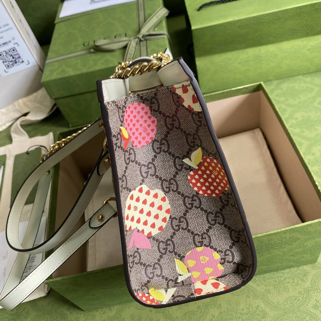 Gvc*1 Padlock Small Berry Tote Replica 498156