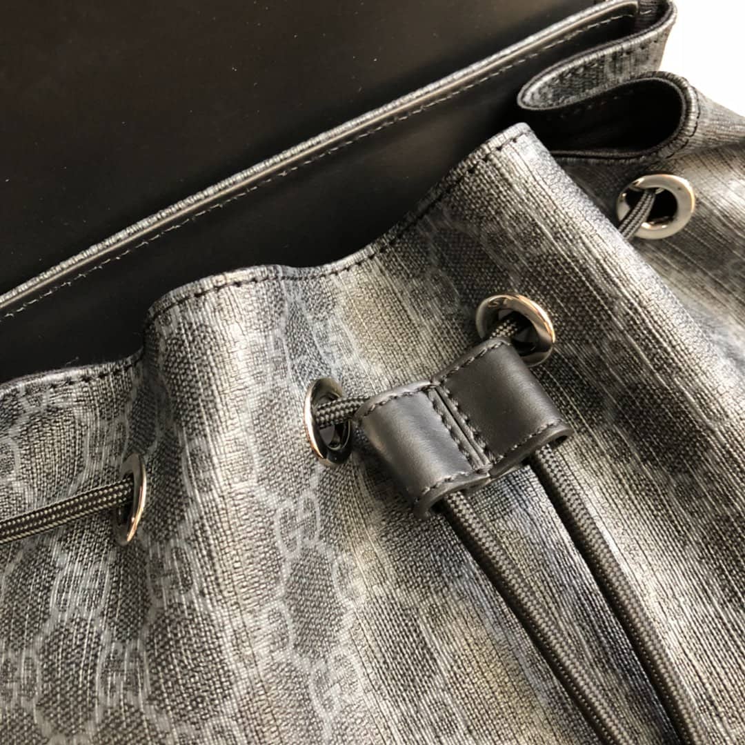 Gvc*1 Soft GG Svp*me Canvas Backpack Replica Black 450958