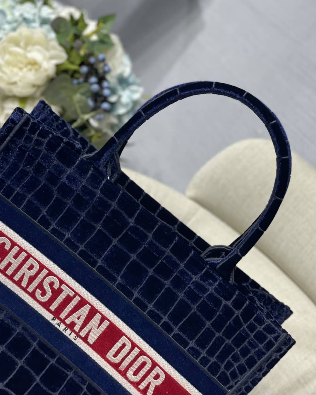 Chr1st1an D10r Tote Bag Dupe CD Book Embroidery