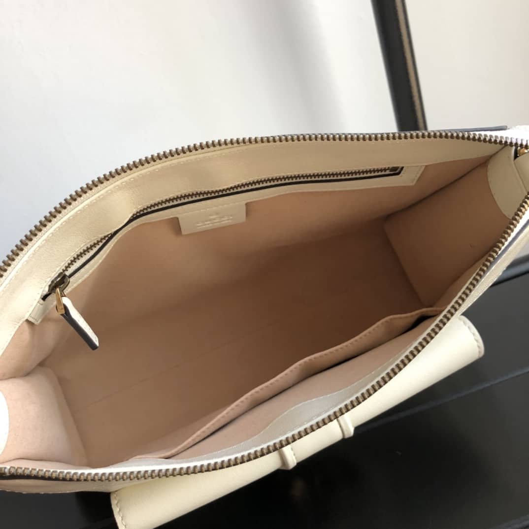 Gvc*1 Small Shoulder Bag With Double G Replica White 648999