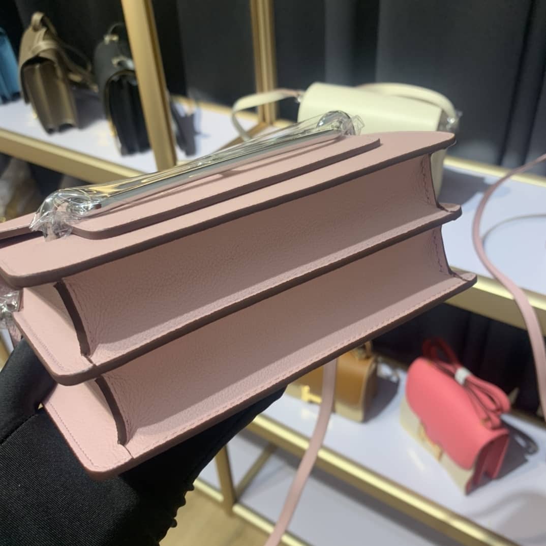 H**me5 Roulis Mini Sac Evercolor Calfskin Leather Crossbody Bag