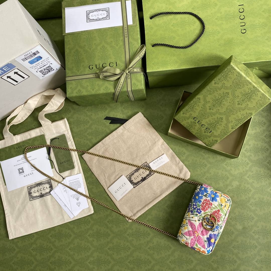 Gvc*1 GG Marmont Matelassé Mini Crossbody Bag Replica 476433