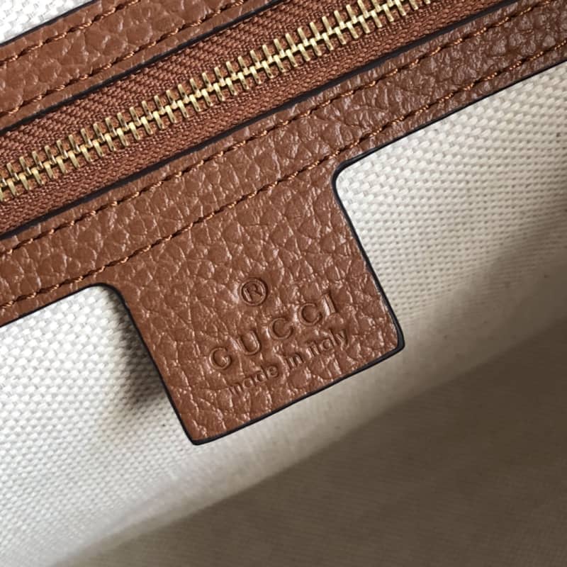 Gvc*1 Ophidia Leather Tote Replica Blue 631685