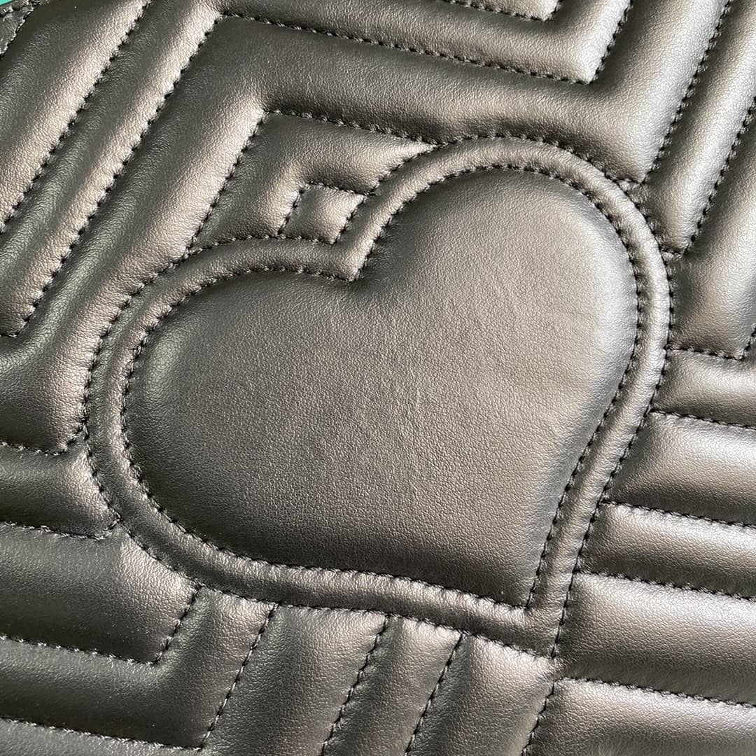 Gvc*1 GG Marmont Leather Clutch Replica 476440