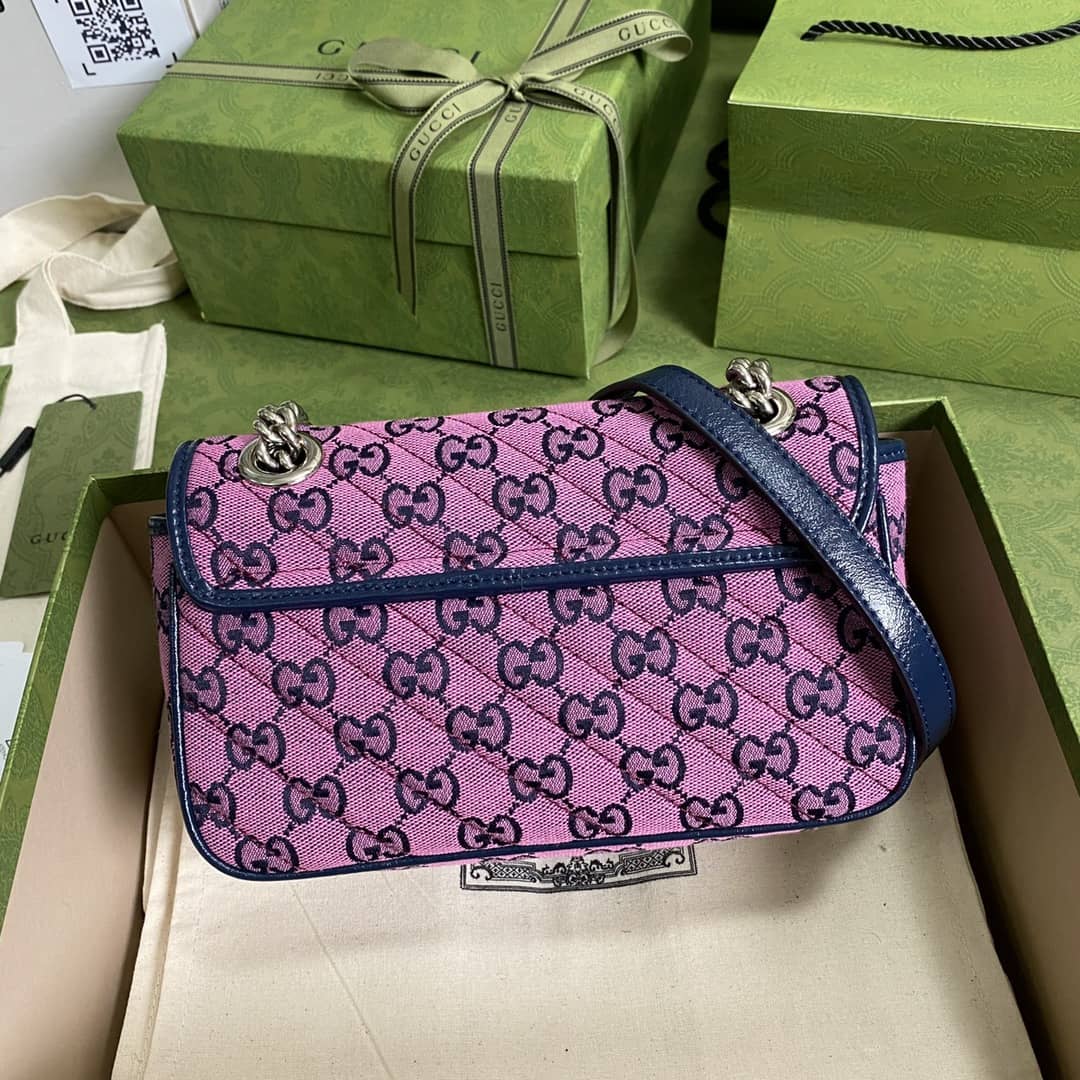 Gvc*1 Marmont GG Matelasse Leather Mini Shoulder Bag Replica 446744