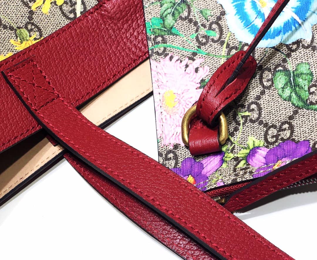 Gvc*1 Ophidia Web Soft GG Svp*me Replica Tote Red 547947