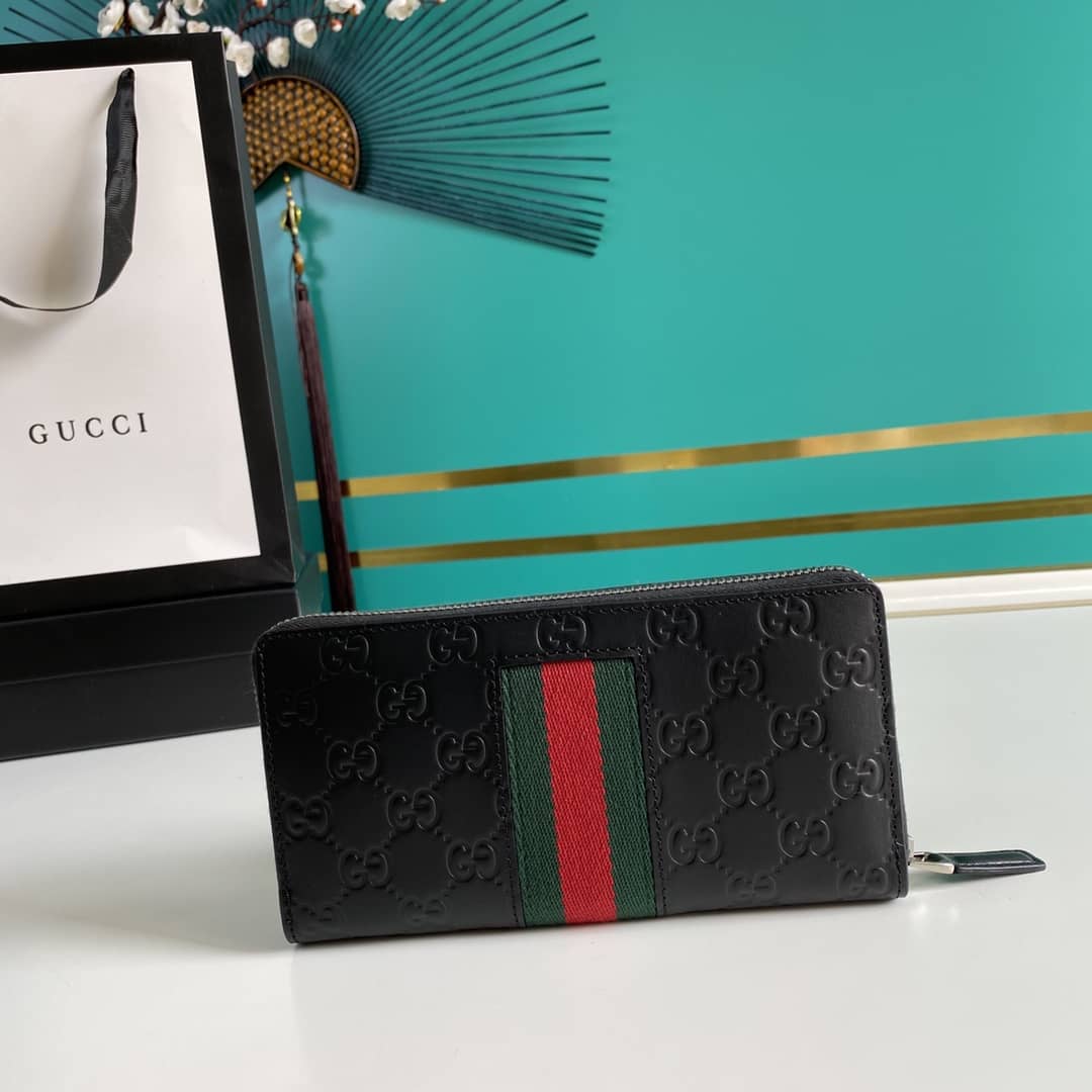 Gvc*1 Web GG Svp*me Around Zip Wallet Replica 408831