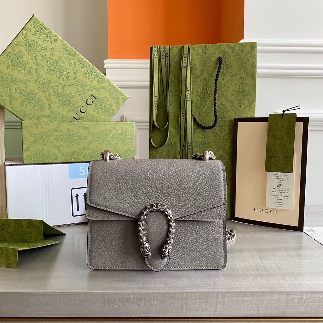 Gvc*1 Dionysus Dupe GG Svp*me Dionysus 2way Mini Chain Shoulder Bag Replica Gray 421970