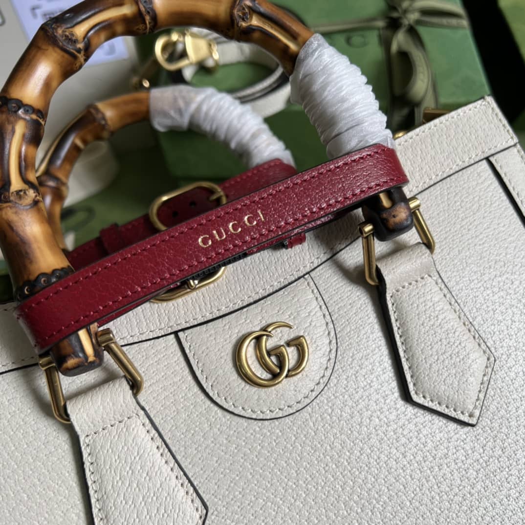 Gvc*1 Diana Small Tote White 702721 Replica Bag