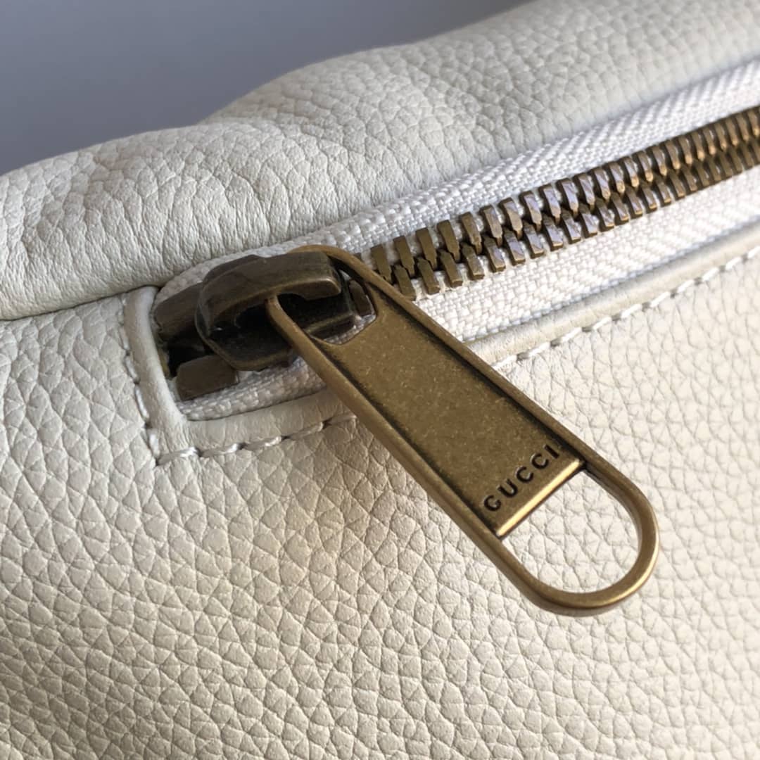 Gvc*1 Print Leather Belt Waist Bum Bag Replica White 493869