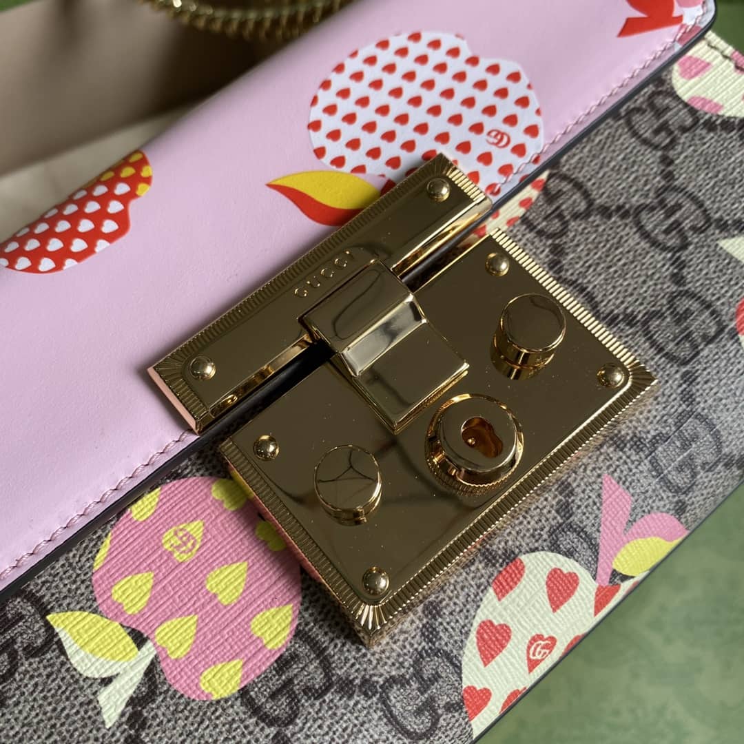 Gvc*1 Padlock GG Small Shoulder Bag Replica 409487