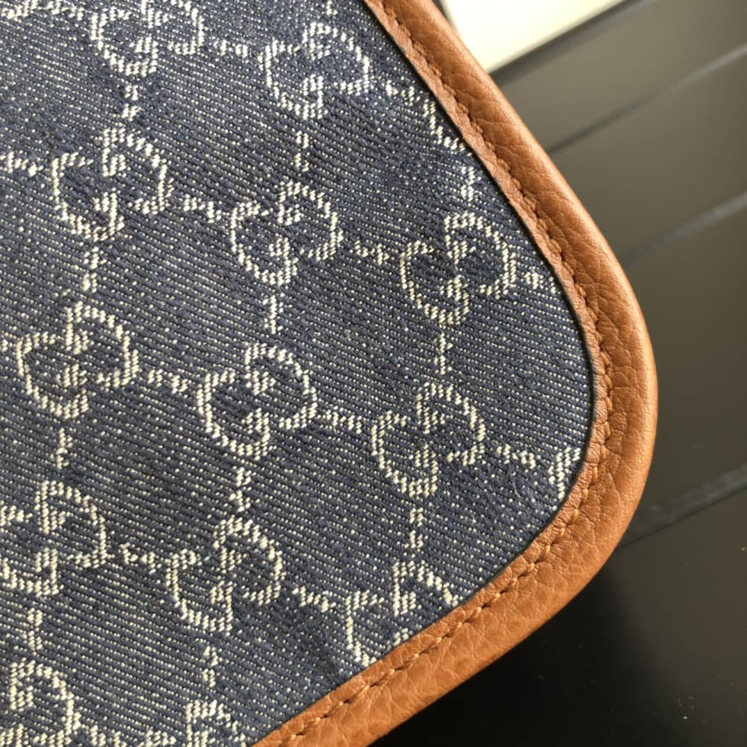 Gvc*1 GG Multicolor Kids Girl Tote Replica Blue 550763