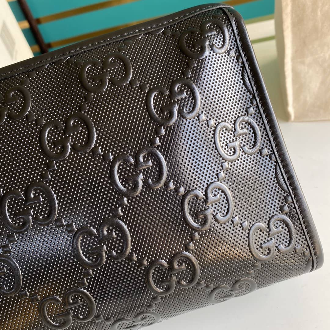 Gvc*1 GG Embossed Cosmetic Case Replica 625568