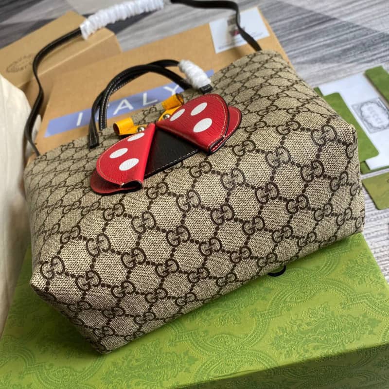 Gvc*1 Ladybug Tote Replica Bag Brown 666288