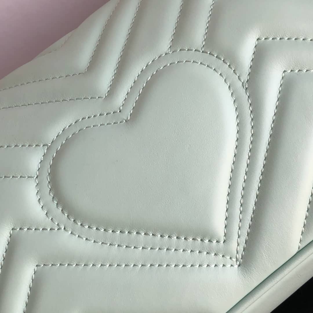 Gvc*1 GG Marmont Mini Matelasse Shoulder Bag Replica Green 446744