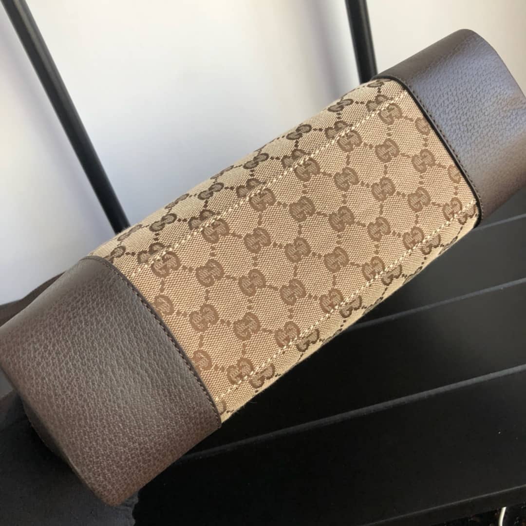 Gvc*1 GG Canvas Shoulder Bag Replica Brown 110054