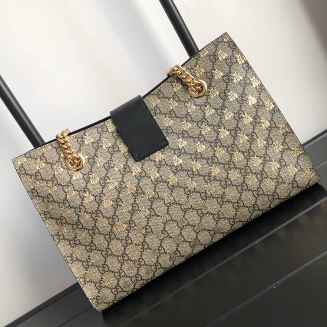 Gvc*1 Padlock Medium GG Svp*me Shoulder Bag Replica Brown 479197