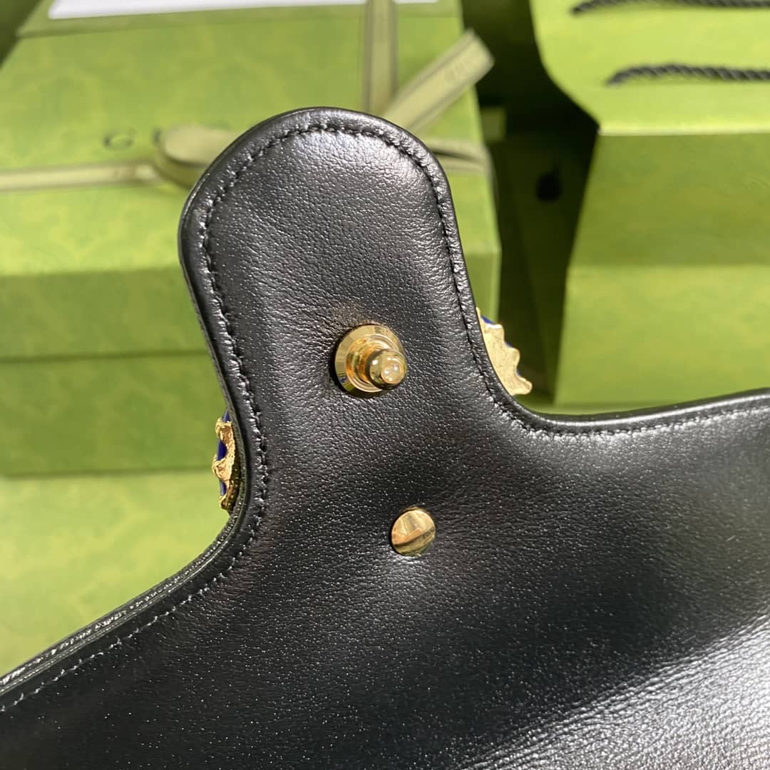 Gvc*1 Marmont GG Mini Top Handle Bag Replica 583571