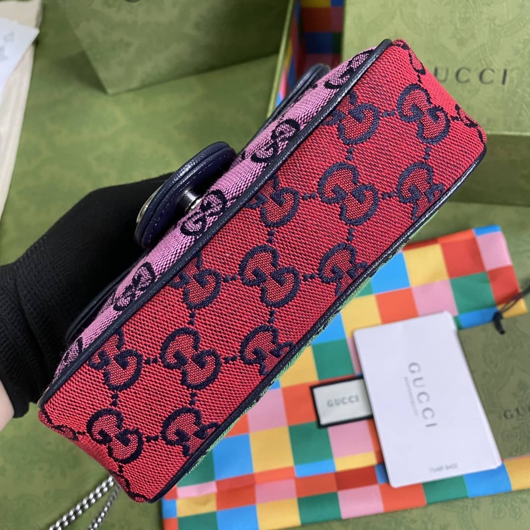 Gvc*1 GG Marmont Matelassé Mini Crossbody Bag Replica 476433