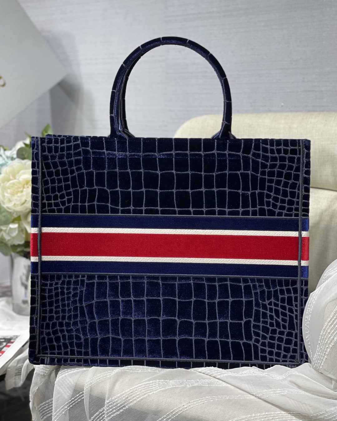 Chr1st1an D10r Tote Bag Dupe CD Book Embroidery