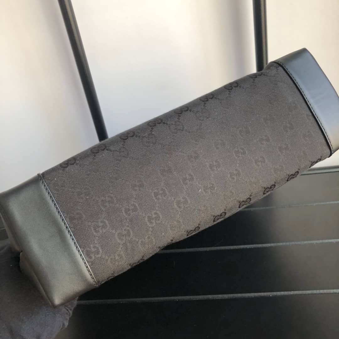 Gvc*1 GG Canvas Shoulder Bag Replica Black 308930