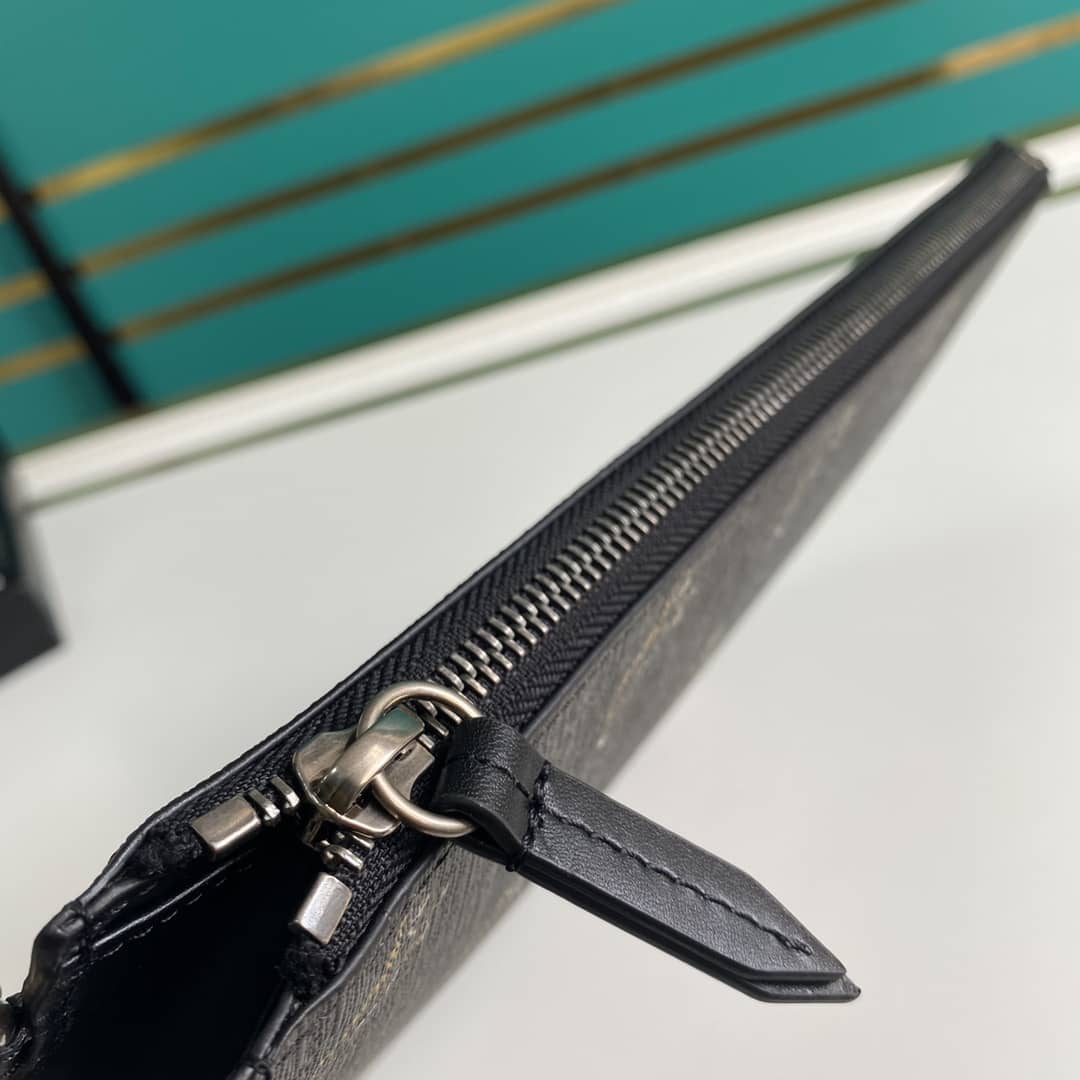 Gvc*1 GG Svp*me Tiger Print Wristlet Pouch Replica 575136