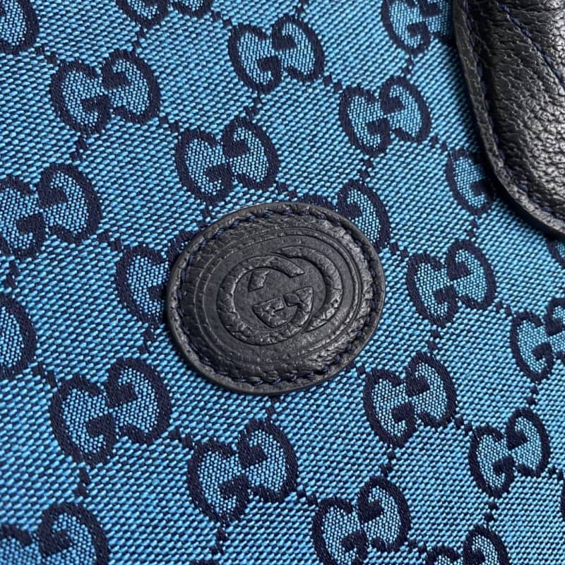 Gvc*1 Les Pommes Large Tote Replica Blue 659980