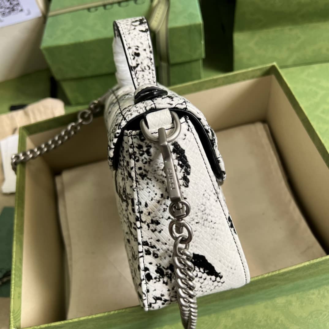 Gvc*1 GG Marmont Mini Leather Top Handle Crossbody Bag 547260 Replica